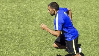 Wanchope Ábila busca su mejor forma física, ya en Boca