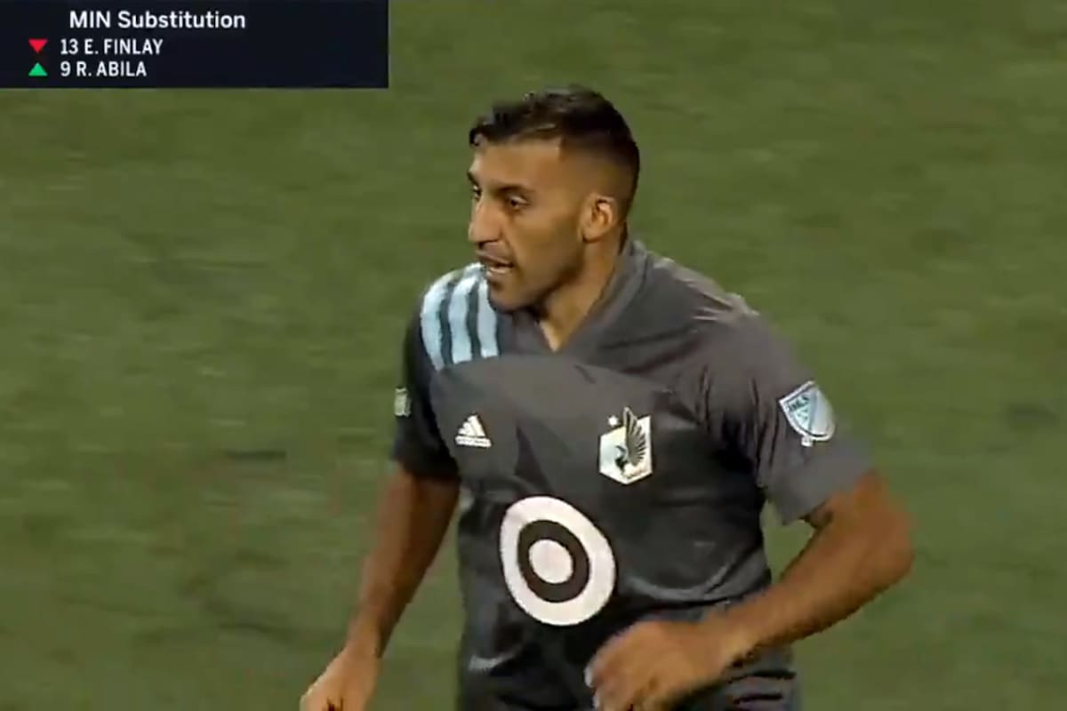 Wanchope Abila en su debut en Minnesotta