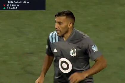 Wanchope Abila en su debut en Minnesotta