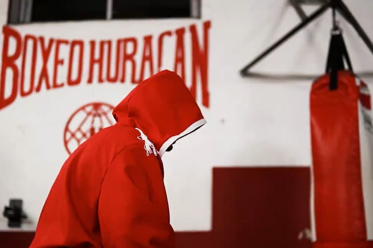 Wanchope Abila en un segmento del video de presentación que utilizó Huracán para darle una nueva bienvenida