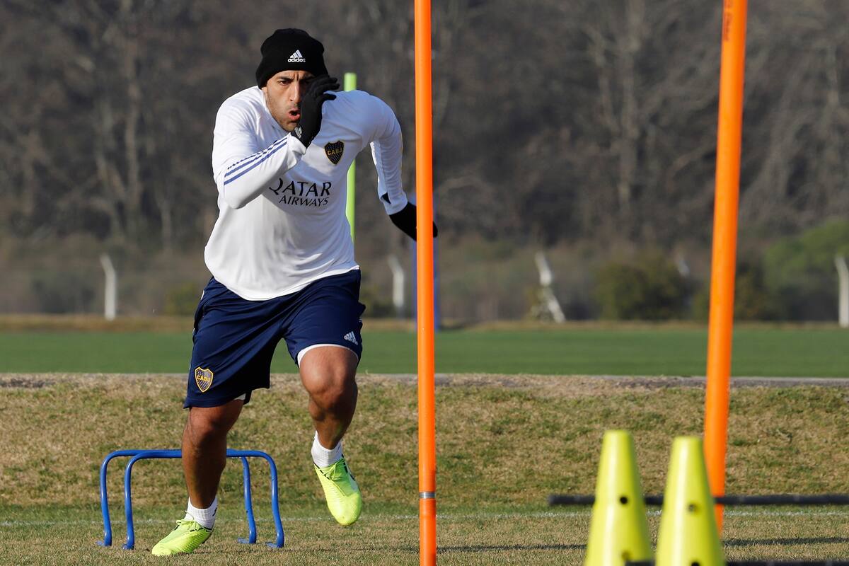 Wanchope Abila, un jugador que aunque juega pocos minutos siempre se las arregla para tener chances de gol en Boca