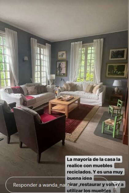 Wanda abrió las puertas de su casa y mostró los espaciosos ambientes con los que cuenta
Foto: Instagram @wanda_nara