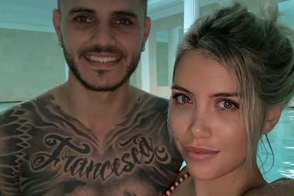 Wanda e Icardi en los buenos tiempos