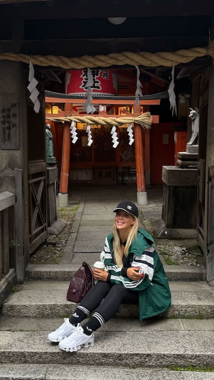 Wanda en su primer día en Kyoto