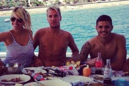 Wanda, Maxi y Mauro, en esos tiempos las aguas estaban calmas ¿y el amor?