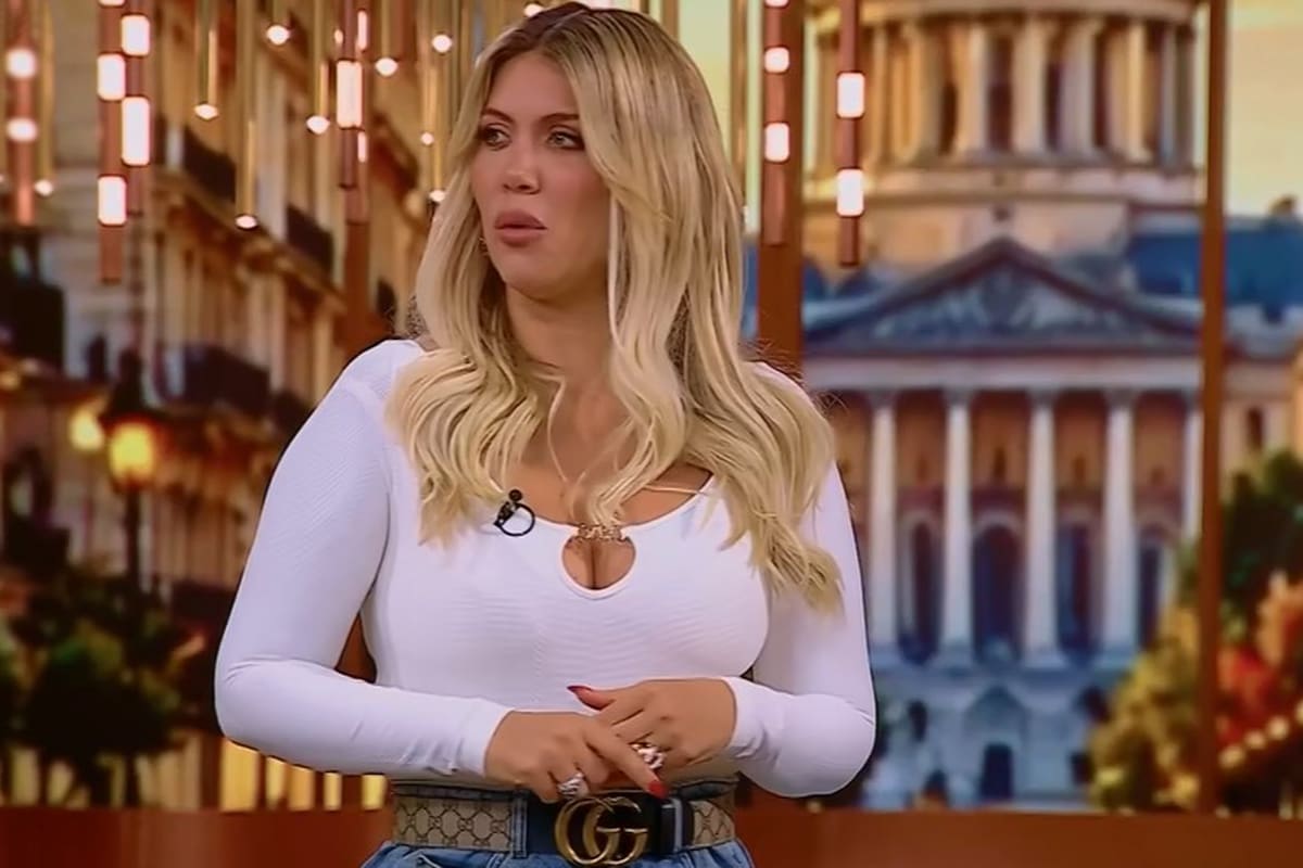 Wanda Nara, anoche en MasterChef Celebrity