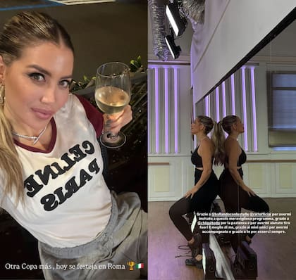 Wanda Nara celebró el triunfo en Bailando con las estrellas (Foto: Instagram @wanda_nara)