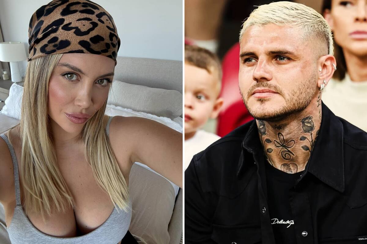 Wanda Nara chicaneó al futbolista en su cuenta de Instagram (Foto: Instagram @wanda_nara y @mauroicardi)
