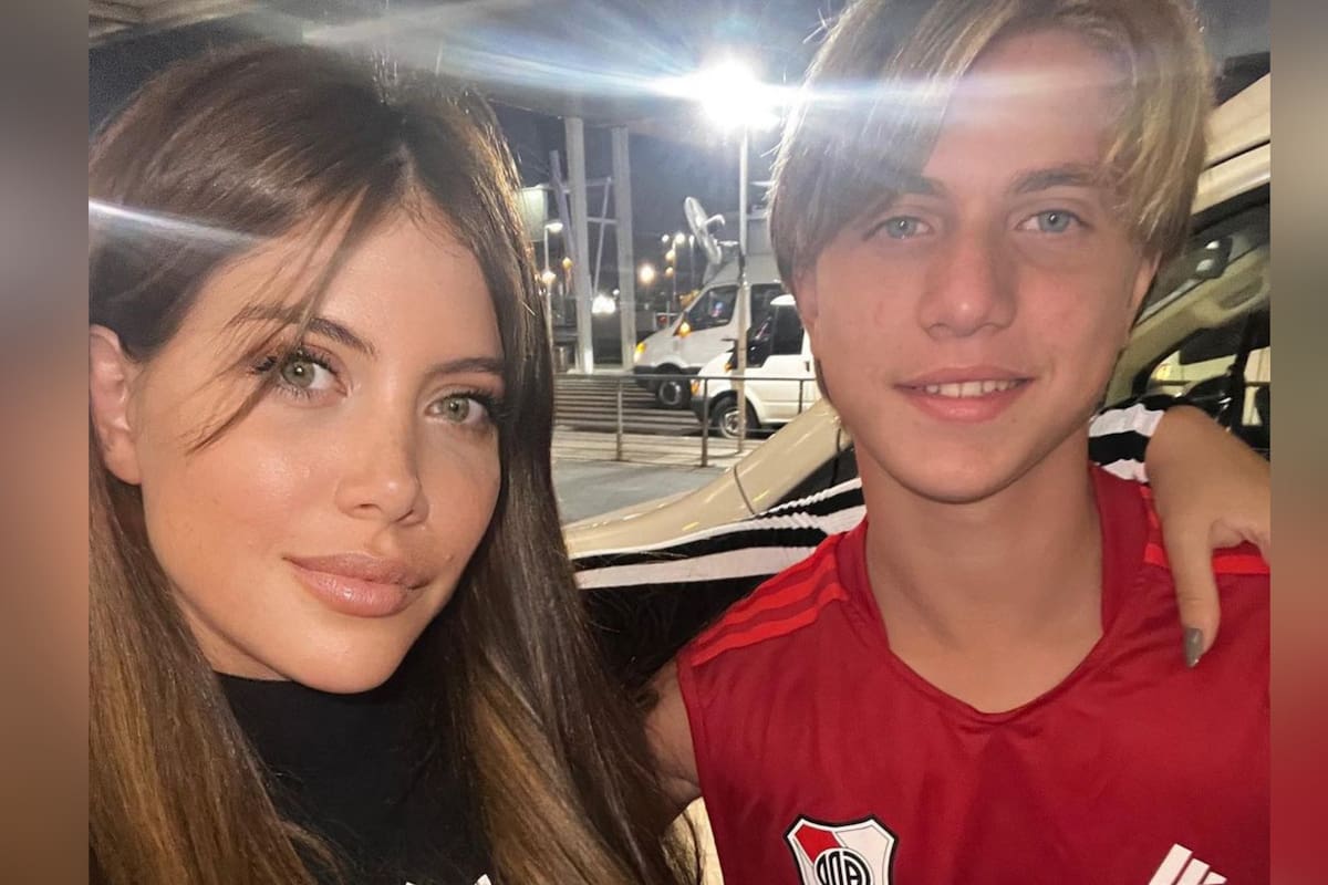 Wanda Nara comentó una publicación de la reciente pareja de su hijo Valentino