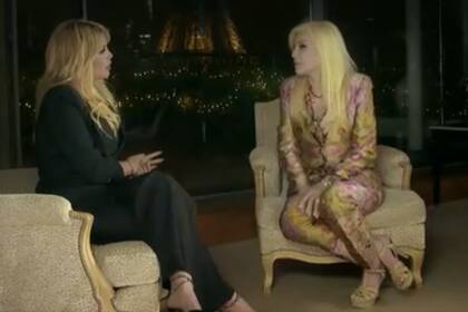 Wanda Nara con Susana Giménez (Foto: Captura de video)