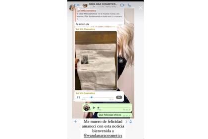 Wanda Nara contrató a la joven que le entregó su curriculum.