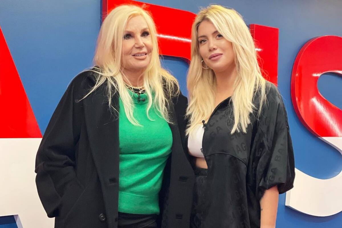 Wanda Nara desmintió las versiones de una pelea con Susana Giménez con un video privado que le envió la diva