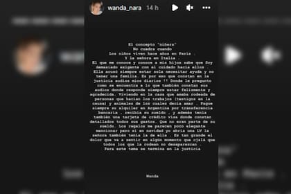 Wanda Nara dio por finalizado el asunto (Foto Instagram @wanda_nara)