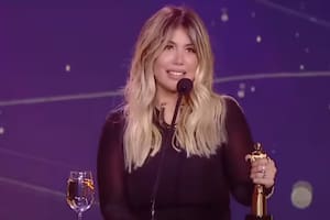 Wanda Nara emocionó a todos en los Martín Fierro de la Moda