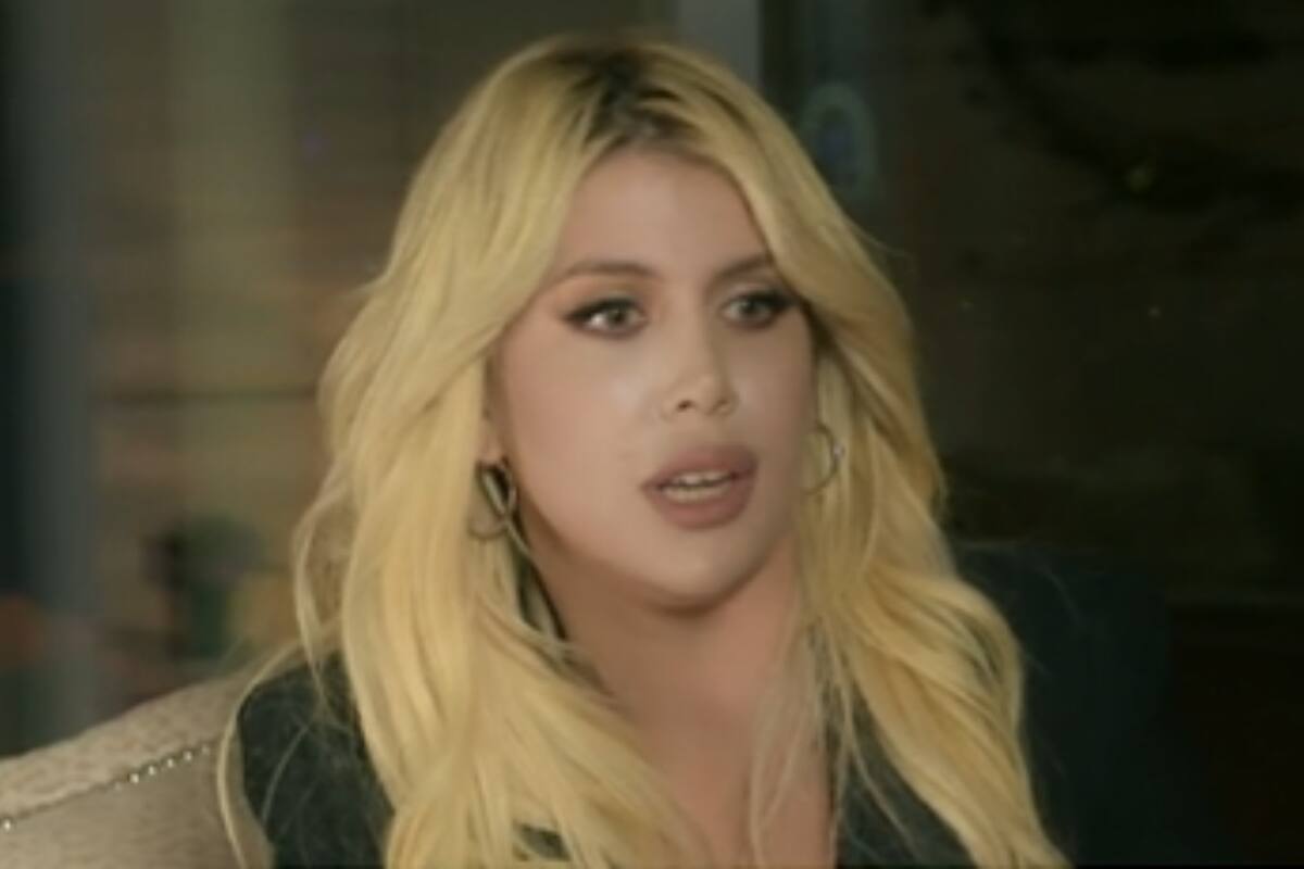 Wanda Nara en la entrevista con Susana Giménez (Foto: Captura de video)
