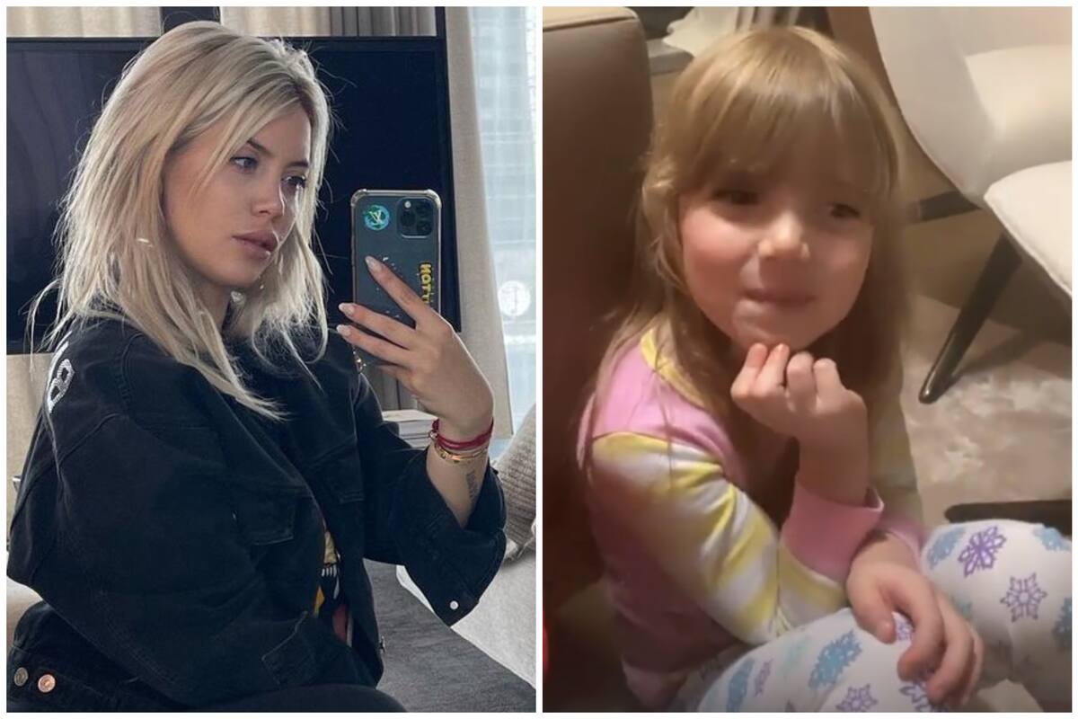 Wanda Nara hizo un vivo en Instagram y su hija menor, Isabella Icardi, respondió cuatro preguntas.