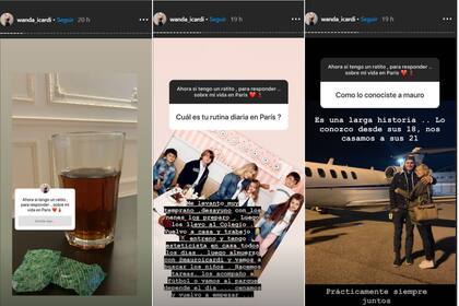 Wanda Nara invitó a sus seguidores a que le preguntaran sobre su vida en París