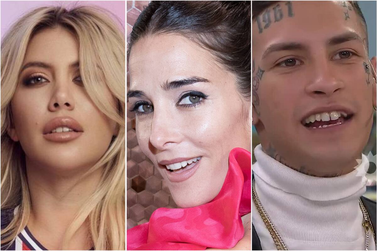 Wanda Nara, Juanita Viale y L-Gante, los protagonistas de las redes por estos días