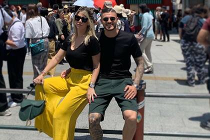Wanda Nara junto a Mauro Icardi
