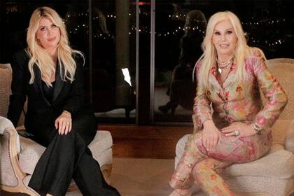 Wanda Nara junto a Susana Giménez