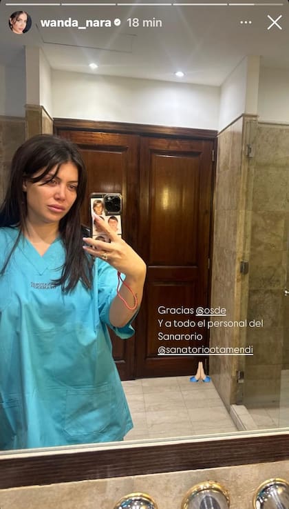 Wanda Nara le agradeció al equipo médico que atendió a su hijo