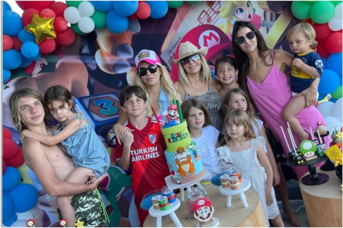Wanda Nara le festejó el cumpleaños de once a su hijo Constantino y lo hizo a través de juegos y mucha diversión