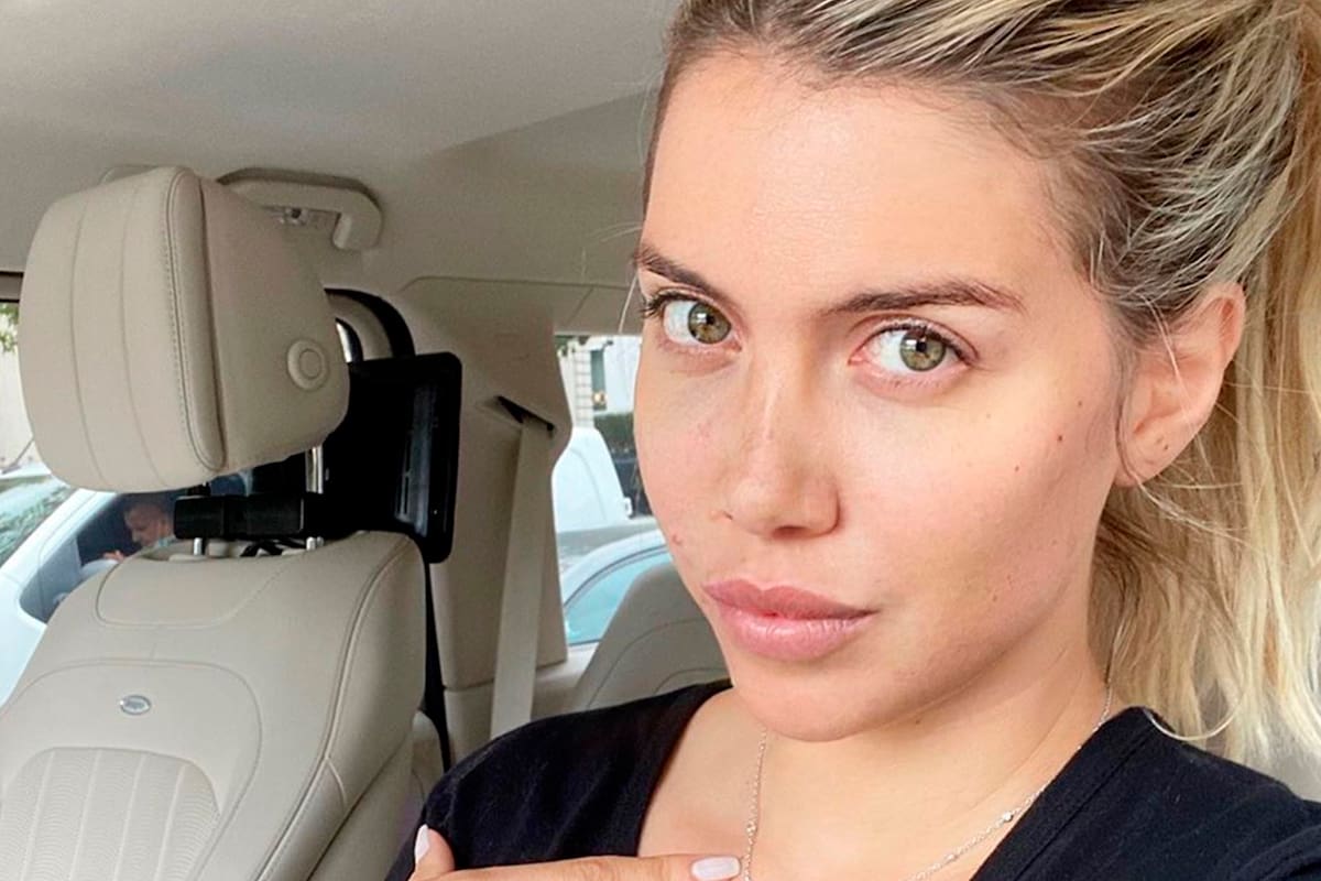 Wanda Nara le respondió a un seguidor