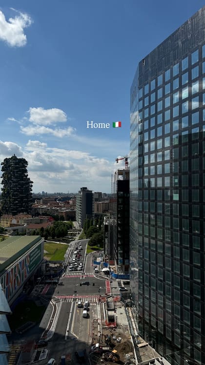 Wanda Nara llegó a Milán y se instaló en su departamento (Foto: Instagram @wanda_nara)