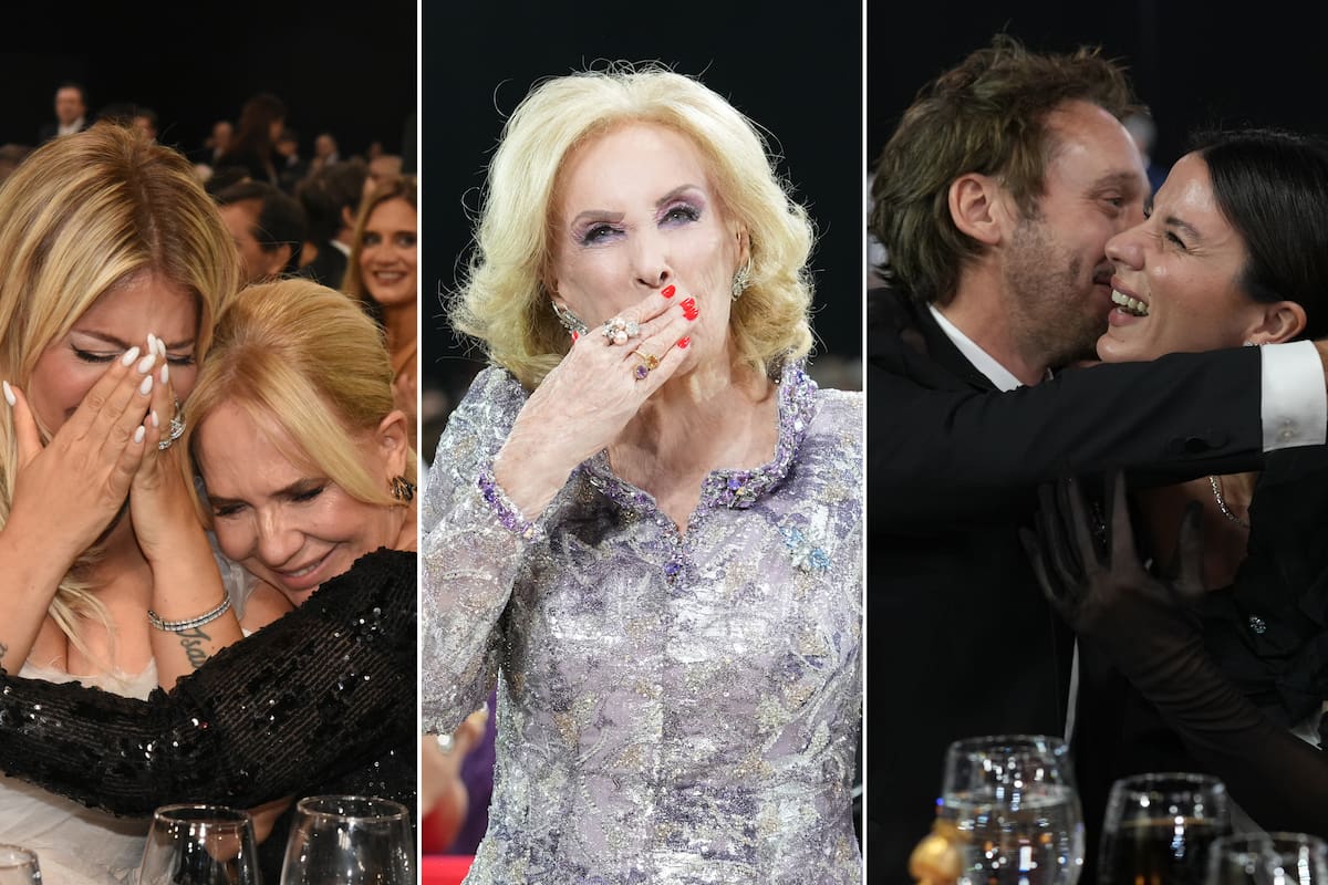 Wanda Nara, Mirtha Legrand, Benjamín Vicuña y Gimena Accardi, algunos de los famosos que dijeron presente anoche en la ceremonia de los Martín Fierro de la televisión