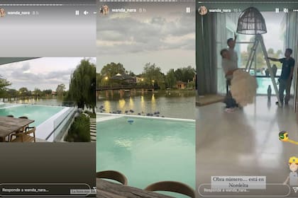 Wanda Nara mostró desde su Instagram cómo es su casa.
