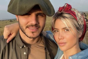Wanda Nara mostró en detalle el tatuaje de su rostro que tiene Mauro Icardi en su antebrazo