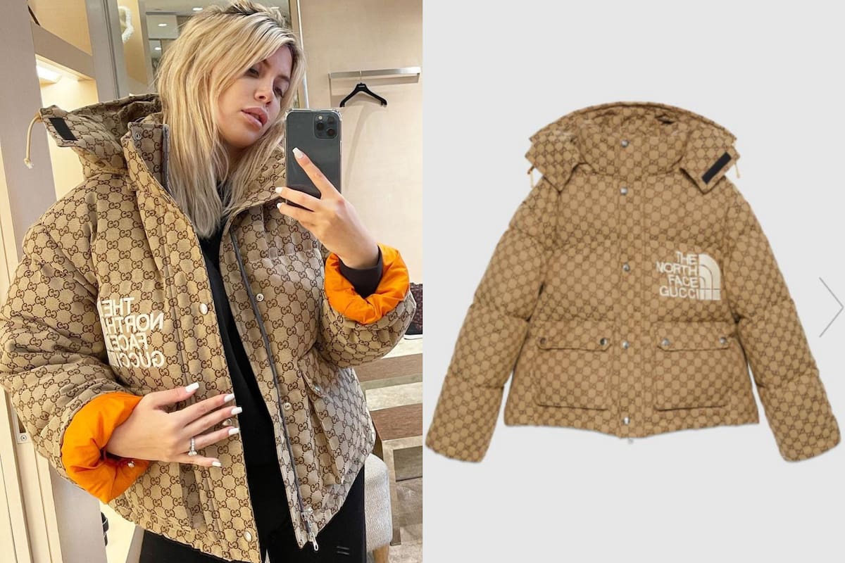 Wanda Nara mostró su exótica campera