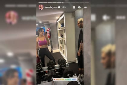 Wanda Nara negó un acercamiento con L-Gante mostrándose junto a su esposo (Foto Instagram @wanda_nara)