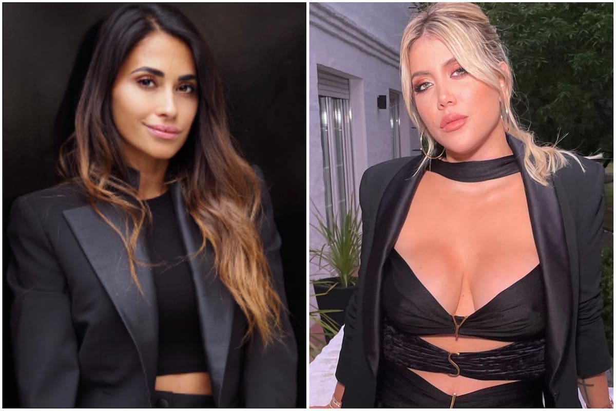 Wanda Nara pasó por París e imitó a Antonela Roccuzzo con su elección gastronómica (Foto: Instagram @antonelaroccuzzo / wanda_nara)