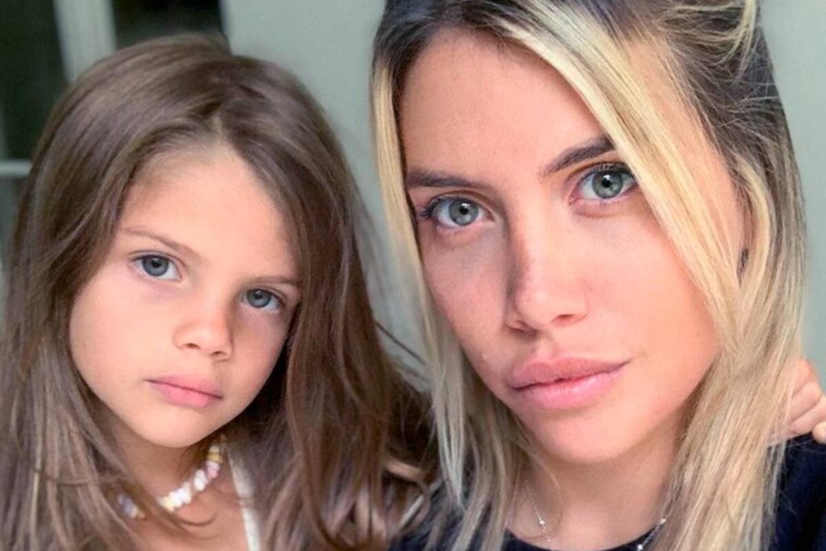 Wanda Nara publicó un video en el que la mayor de sus hijas lució un nuevo estilo