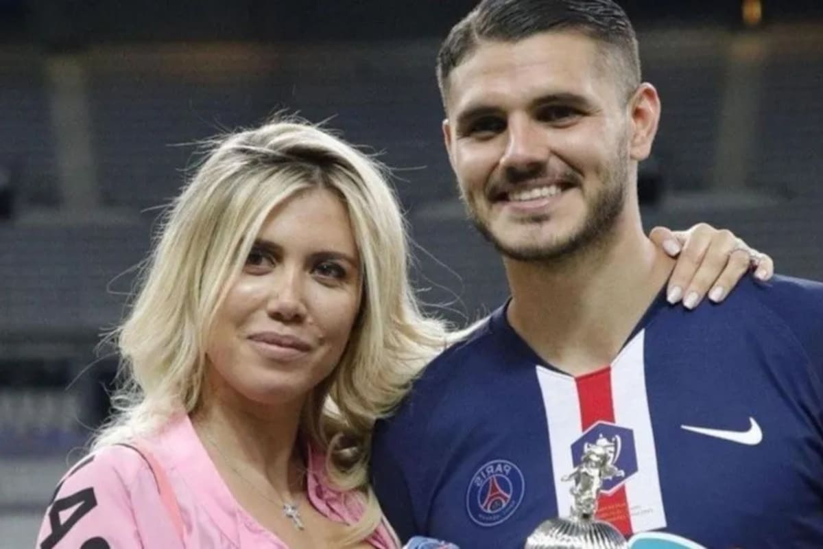 Wanda Nara, representante de su marido, Mauro Icardi, jugador del PSG que esta de licencia "por motivos familiares"
