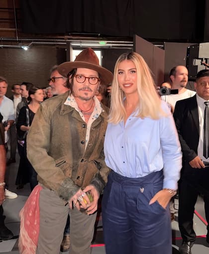 Wanda Nara se fotografió junto a Johnny Depp la semana pasada y causó polémica con Verónica Lozano (Foto: Instagram/@wanda_nara)