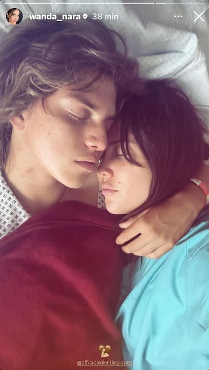 Wanda Nara se mostró preocupada por la salud de su hijo mayor