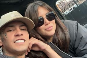Wanda Nara subió un video de L-Gante manejando sin cinturón de seguridad y fueron cuestionados en las redes (Foto: Instagram @lgante_keloke)