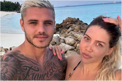 Wanda Nara volvió a la Argentina tras su viaje a las islas Maldivas con Mauro Icardi (Foto: Instagram @mauroicardi)