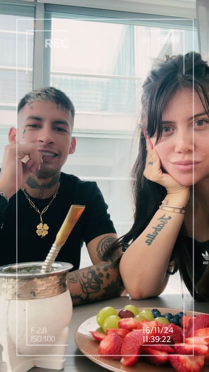 Wanda Nara y L-Gante continúan su relación amorosa