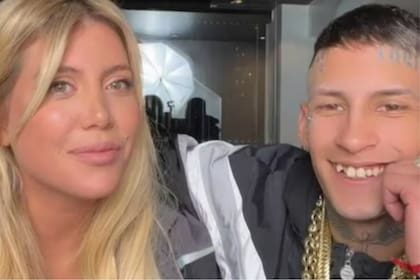 Wanda Nara y L-Gante se consideran muy buenos amigos (Captura vivo Instagram)