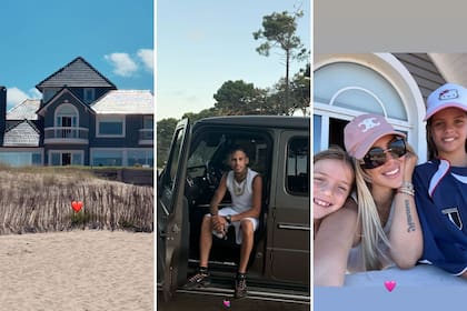 Wanda Nara y L-Gante se encuentran disfrutando de unas divertidas vacaciones en familia en Pinamar