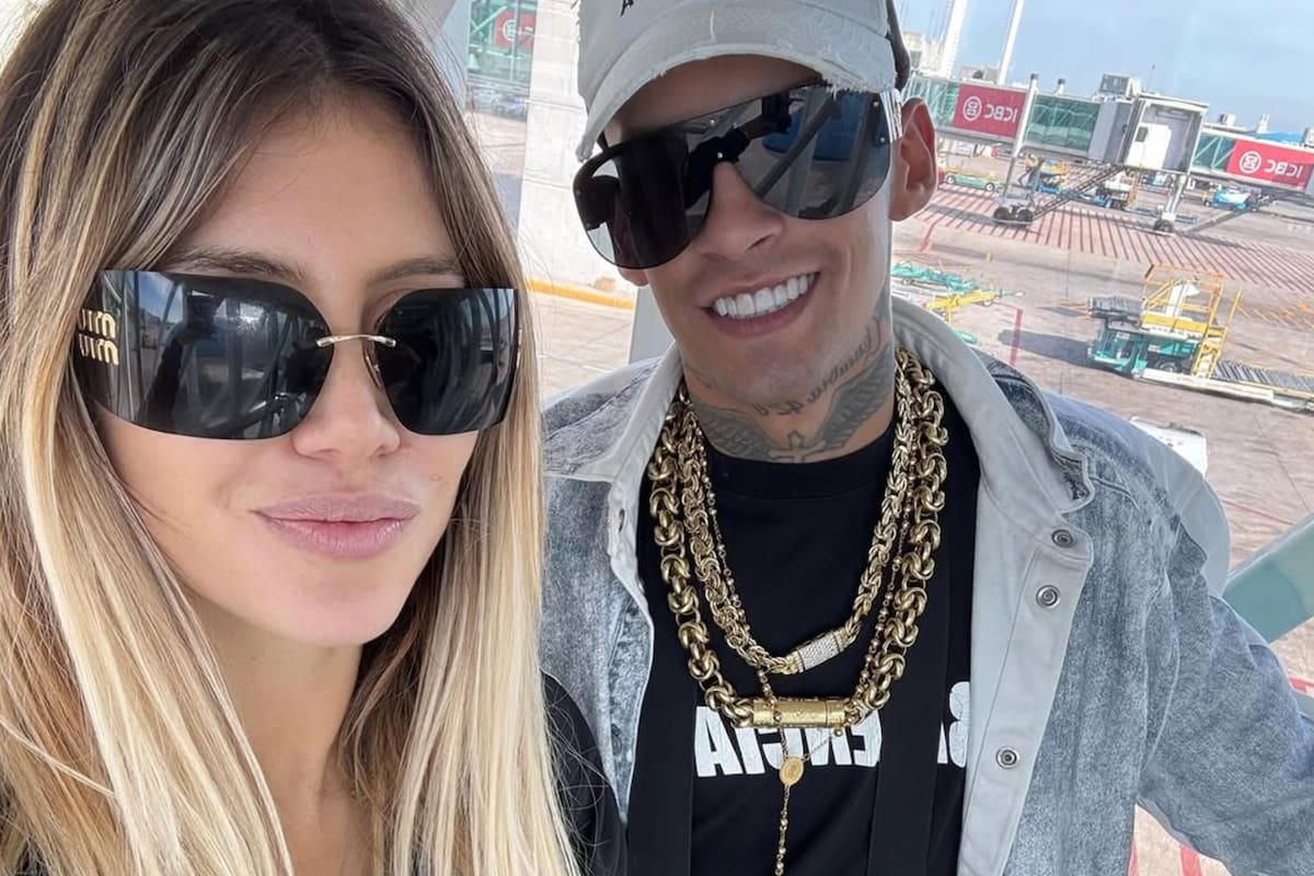 Wanda Nara y L-Gante viajaron a Chile en medio de los rumores de crisis (Foto: Instagram/@wanda_nara)