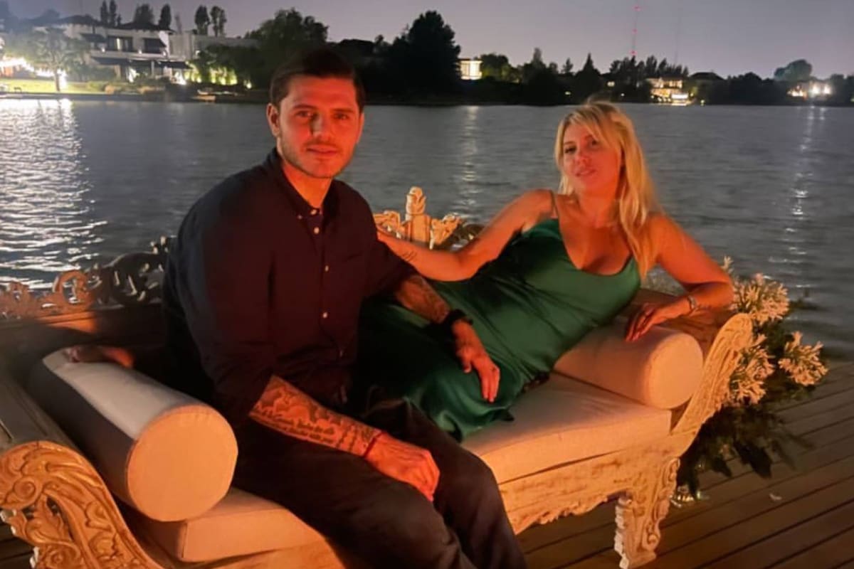 Wanda Nara y Mauro Icardi festejaron la Navidad en su mansión de Nordelta