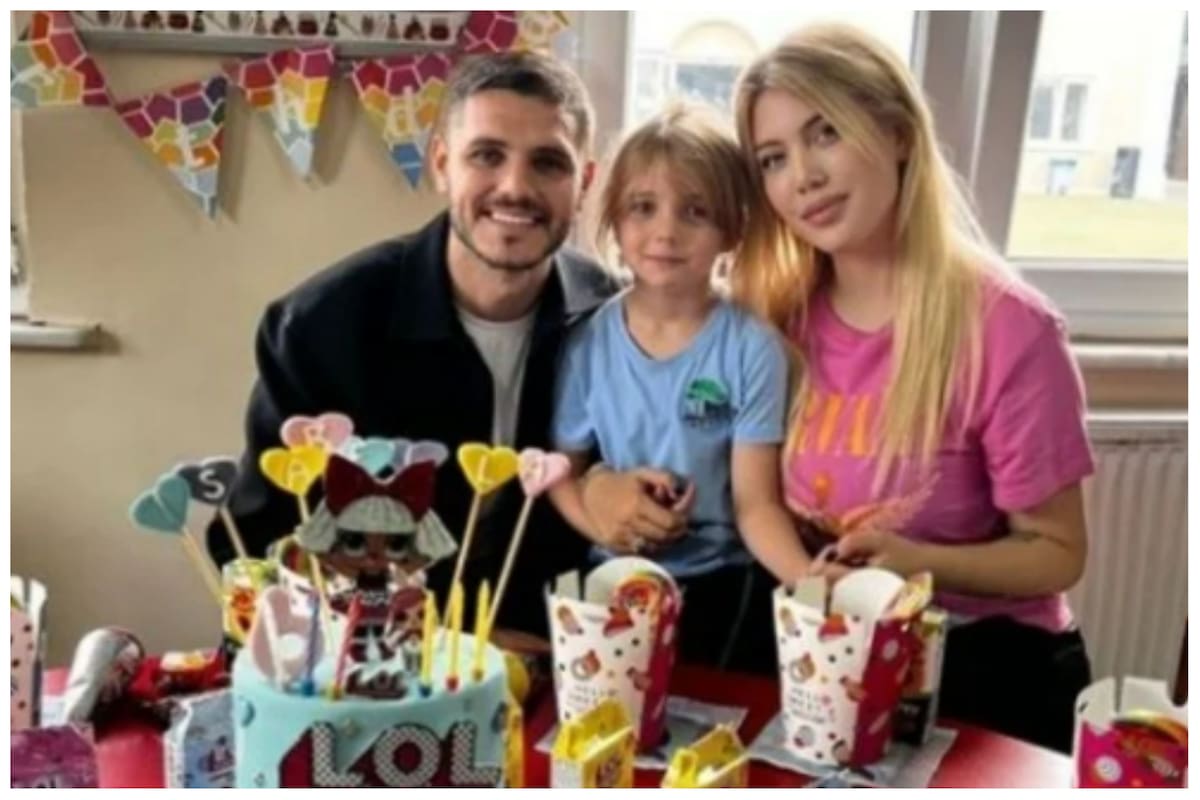 Wanda Nara y Mauro Icardi se reunieron por el cumpleaños de su hija