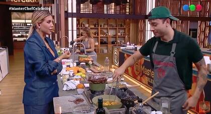 Wanda Nara y Rusherking en Máster Chef Celebrity
(Foto: captura de pantalla)