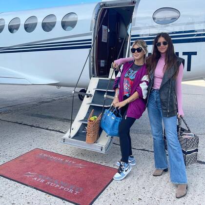 Wanda Nara y Zaira Nara son inseparables