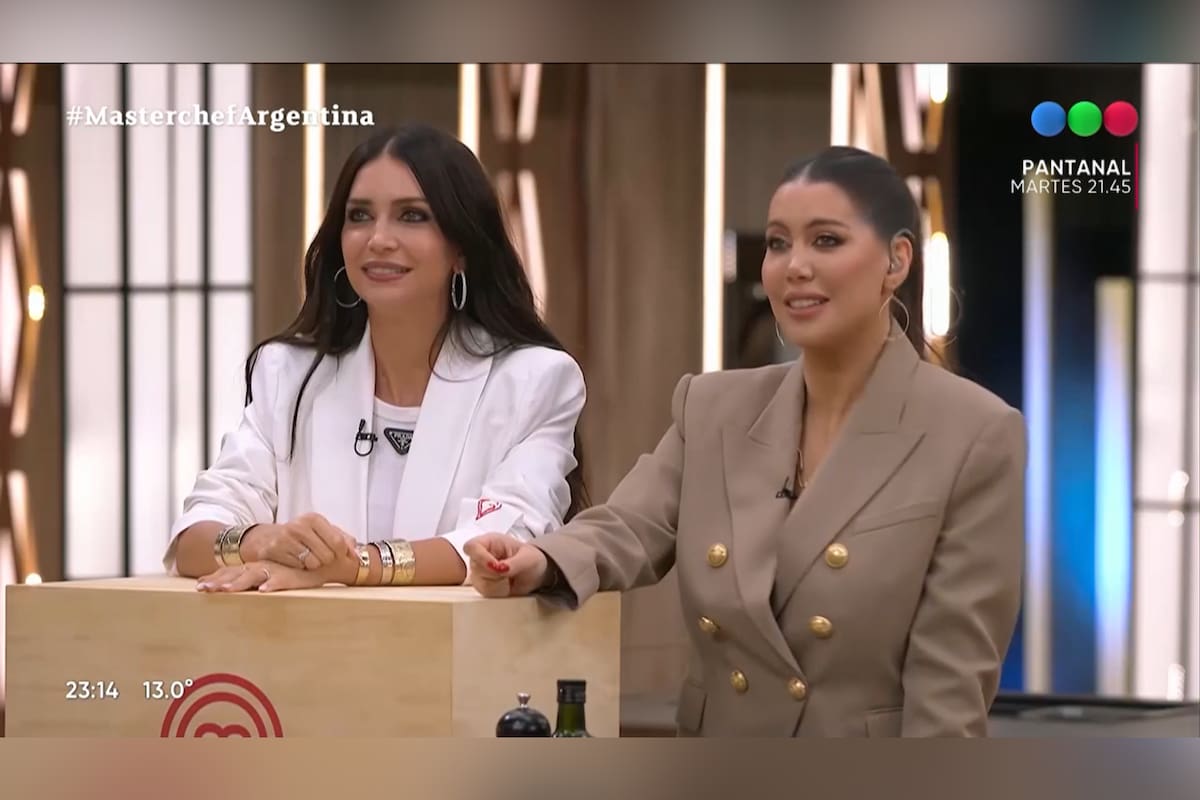 Wanda y Zaira Nara cocinaron juntas en la cocina de MasterChef