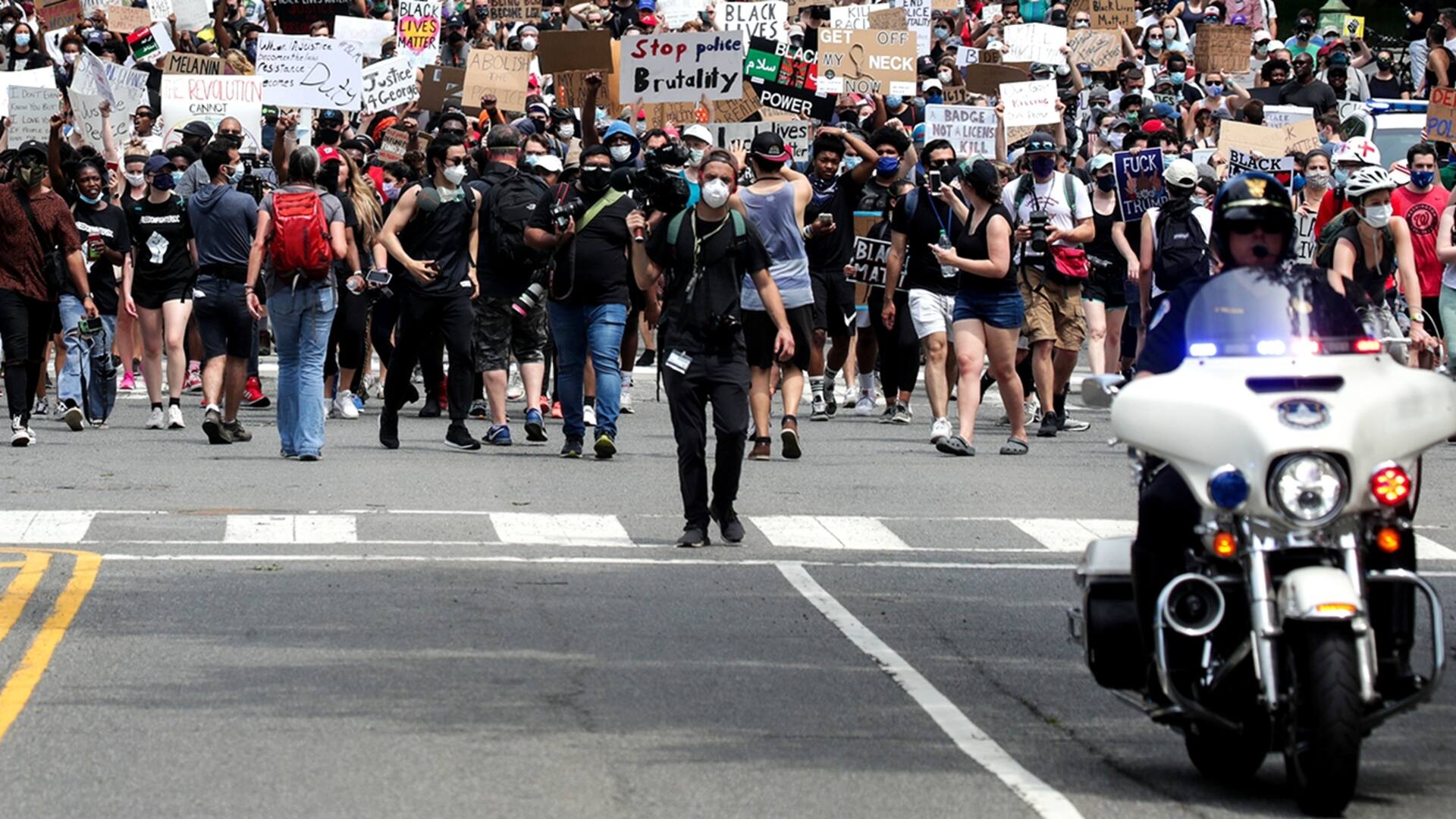 Washington, a las puertas de una megamanifestación contra la violencia policial